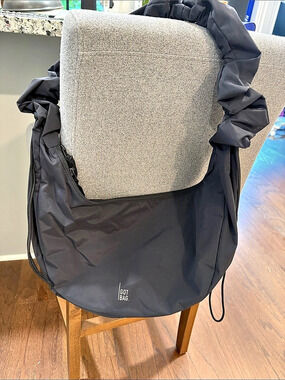 GOT BAG Moon Bag Black Hobo Crossbody converts made from recycled fishing nets